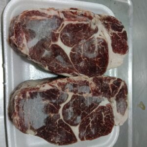 Beef Rib eye steak with Marbling